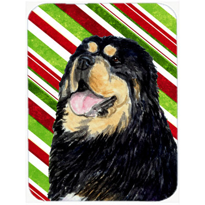 Planche à découper en verre de noël de canne à sucre de noël tibétain winston porter Yokley