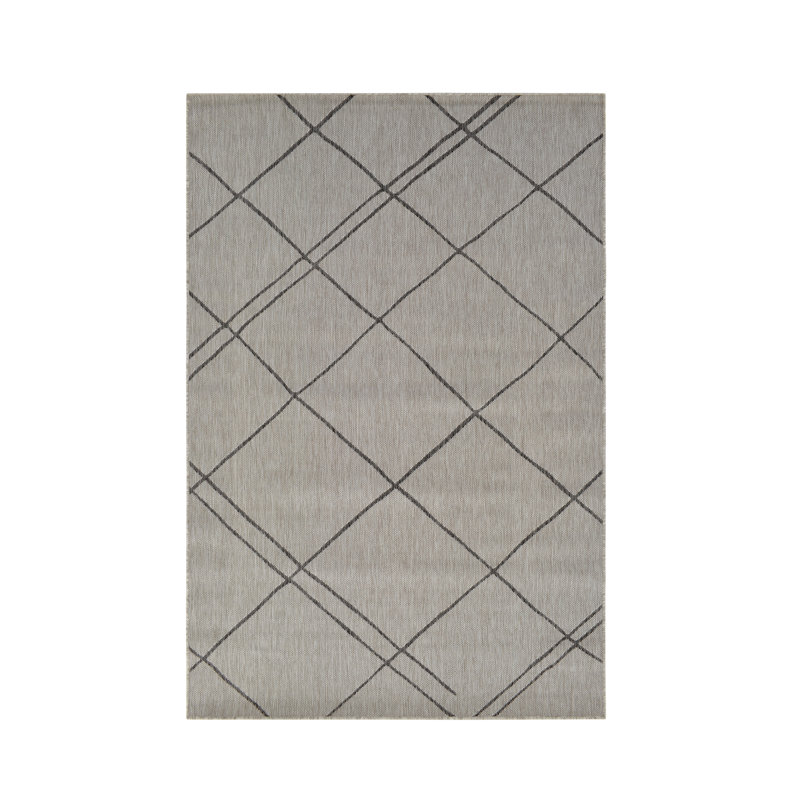 Geometric Hand Woven Area Rug, Rectangle 200 x 290cm