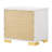 2-Drawer Nightstand White