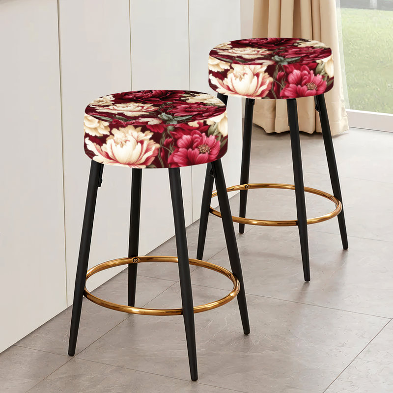 Ensemble de 2 tabourets de bar Regency