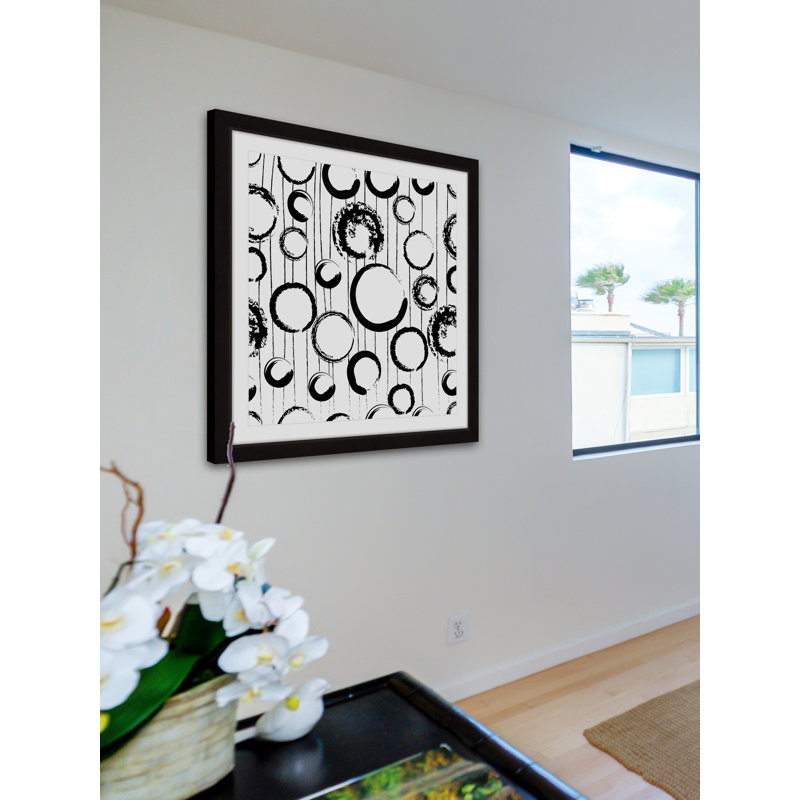 Single Picture Frame Print, 41 x 41cm, Black