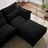 6-piece U-shaped upholstered sectional sofa-1755174000