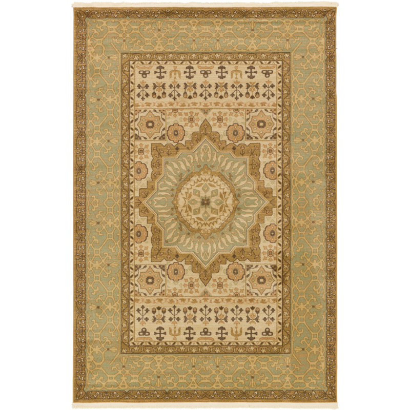 Oriental Area Rug, Rectangle 183 x 274cm