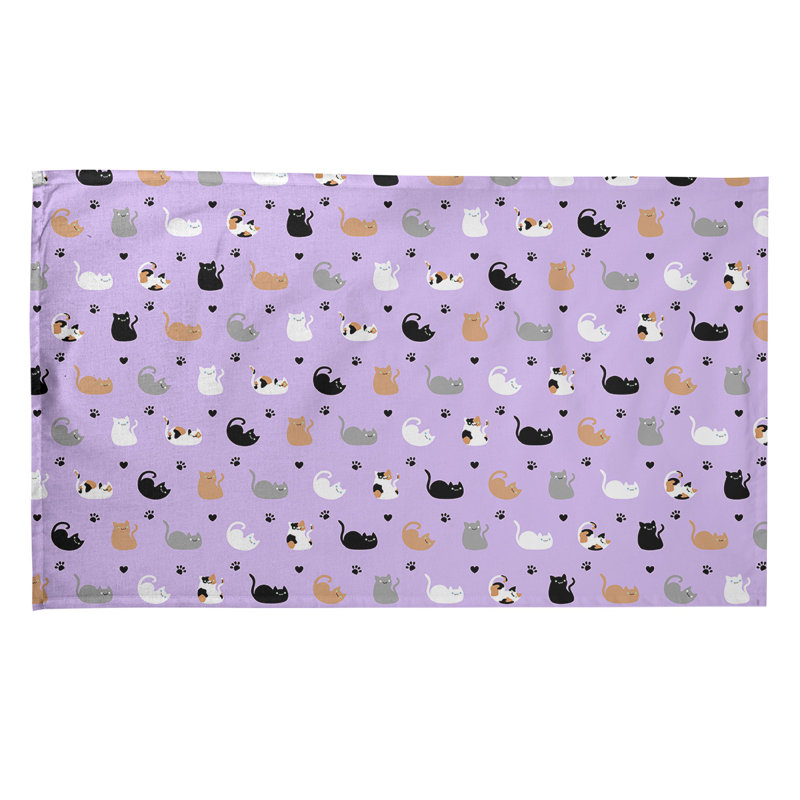 Mcguigan Tea Towel Kitchen Towel, Cotton Twill, Purple