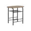 Ensemble de table de salle à manger, ensemble de 3 pièces, petit, L 32 po, cuisine, métal noir, contemporain, moderne-669107218