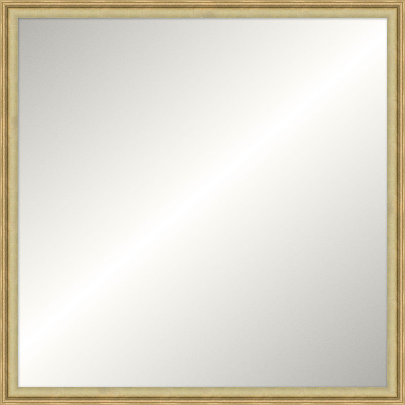 Chamblee Solid Wood Mirror, Square, 39.25" x 39.25"