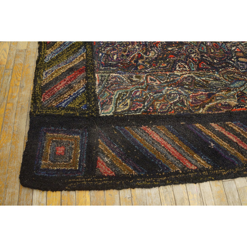 Tapis antique américain crocheté American Allover