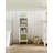 Bathroom Storage Cabinet, Corner Floor Cabinet with Shelves, Customized Door Opening Direction, Bathroom Organizer with Adjustable Shelf for Kitchen, Living, Toilet Paper Cabinet, White-187817075-185352031