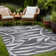 Aldo Floral Gray/White Indoor/Outdoor Rug