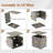 Outdoor Storage Box, 31 Gallon Waterproof Deck Box For Outdoor And Indoor, UV-Resistant Outside Storage With Lockable Lid For Patio, Pool, Garden Tools, Package Delivery-115739273