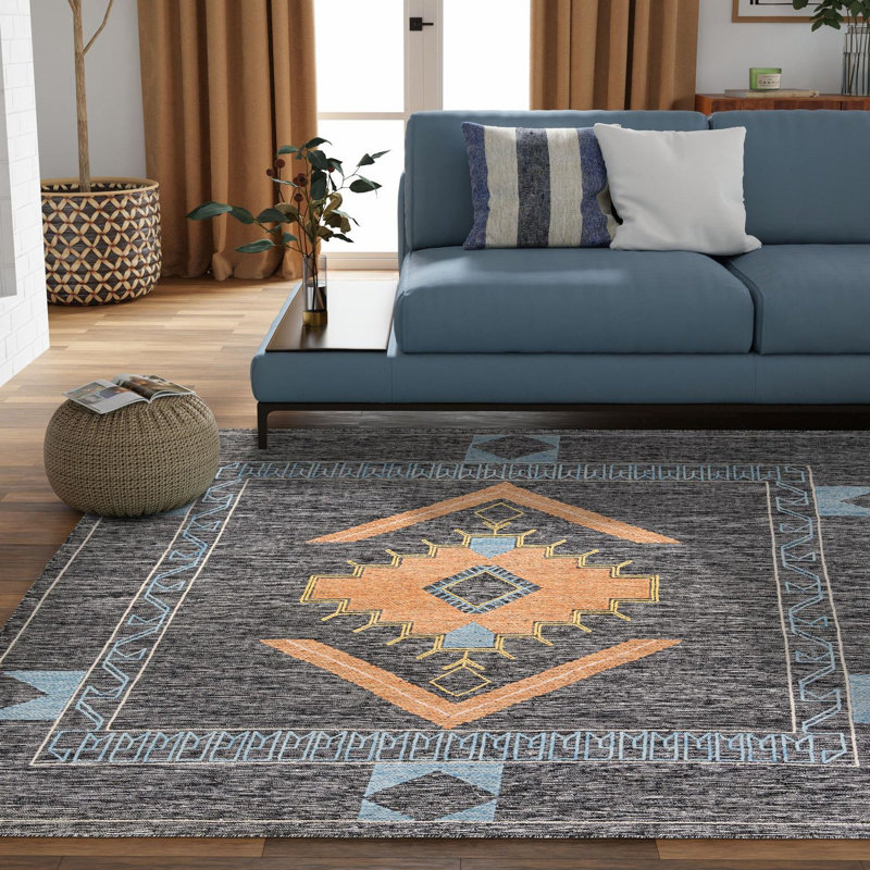 Haymana Rose Roop Haymana Rug, Square 7'10"