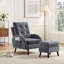 Chaise d'appoint spacieuse avec revêtement en velours, design moderne pour la maison