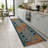 Vintage Look Middlefield Orange Navy Moroccan Cotton Chenille Area Rug-337301546
