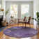 Premium Machine Washable Prisco Eggplant Rug