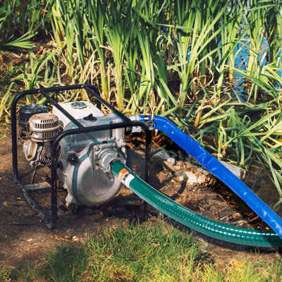 Ensemble de tuyau d'aspiration pour pompe à eau 2 po x 20 pi vert / bleu 65 pi VEVOR