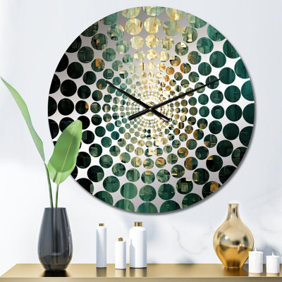 Helmut - Horloge murale peinture abstraite