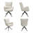 Modern Rotatable Chenille Upholstered Accent Chair-369712012