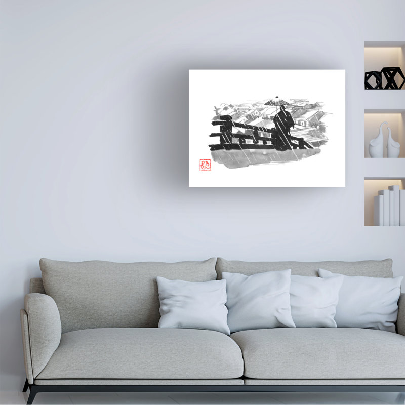 Péchane Edo Under Water Canvas Art, 18'' H x 24'' W