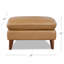 Repose-pieds en cuir Solana-965102493