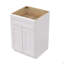 Armoire 24 po en bois massif blanc avec tiroir à fermeture en douceur et portes doubles. Tablette réglable, idéale pour la cuisine, la salle de bain et le garage (l 24 po x H 34,5 po x P 24 po)-1971049469-1971049471
