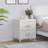 White 2-Drawer Nightstand