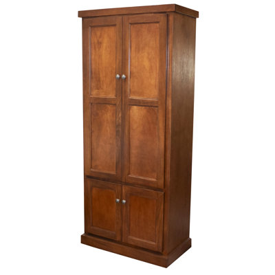 Poplar Bliss Double Door Pantry in European Cherry
