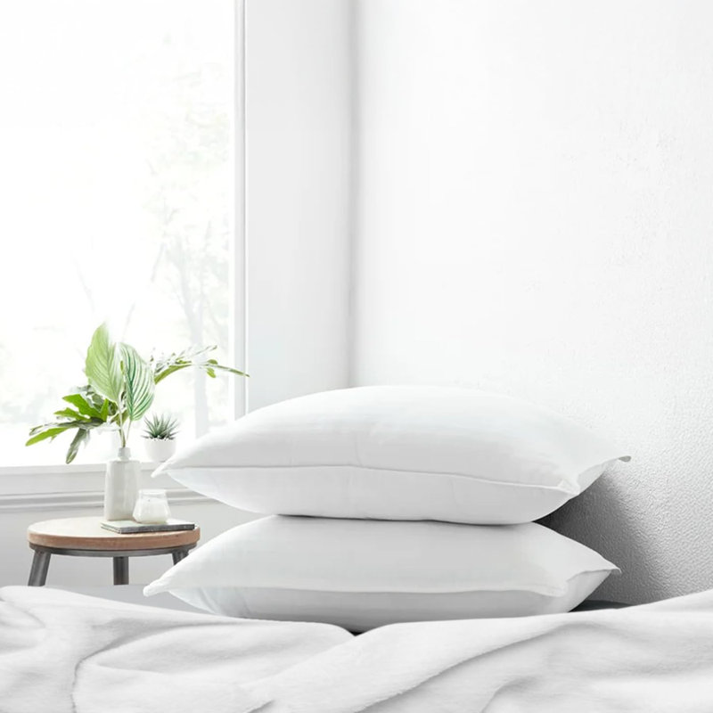 Couvertures et tous les oreillers en duvet synthétique, ensemble de 2 grands oreillers de luxe pour dormir, respirant et lavable à la machine, pour les personnes qui dorment sur le côté, le dos et le ventre, l 30 po x l 20 po