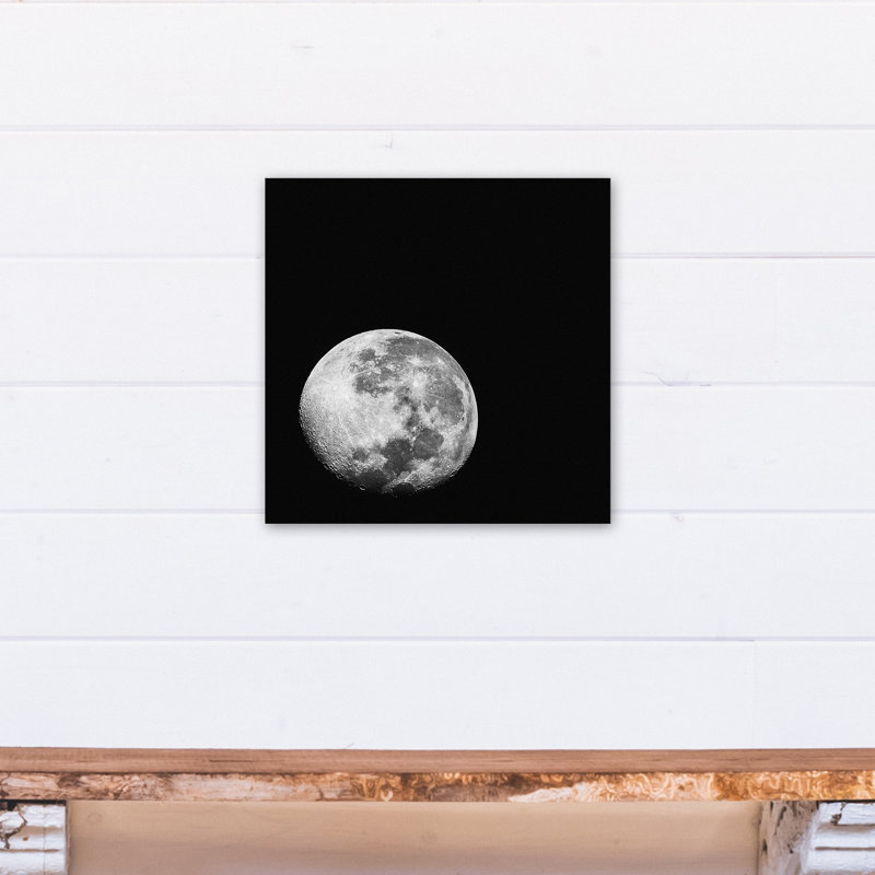 «Black and White Moonrise», impression sur toile