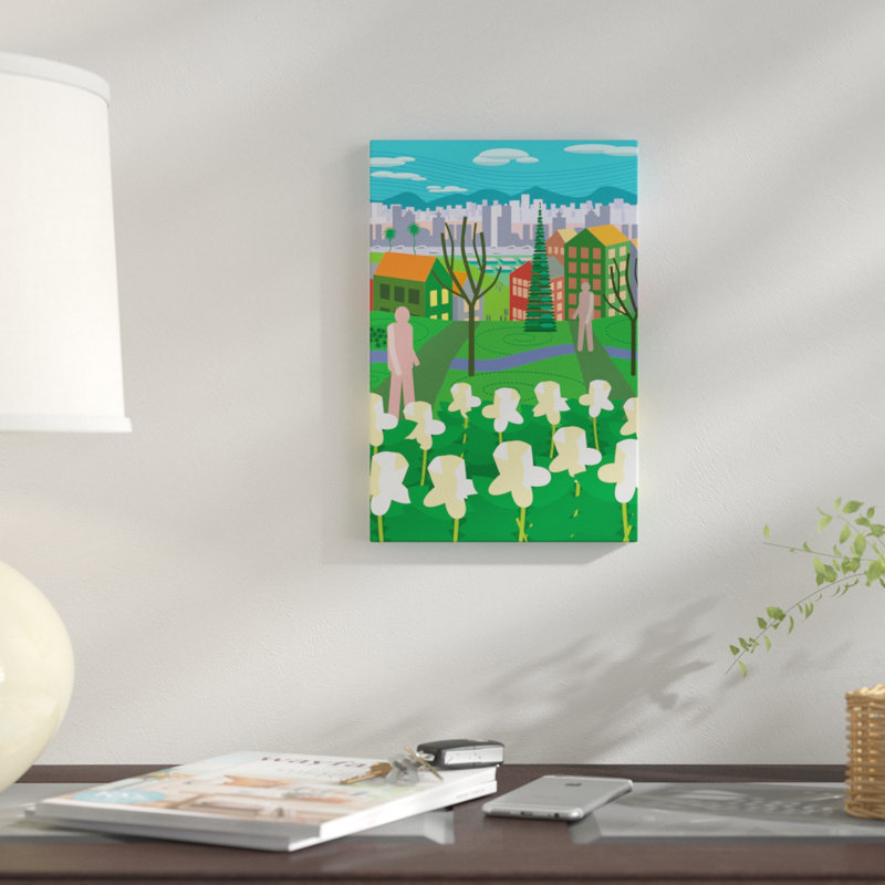 « vancouver arcadia », impression sur toile, H 12 po x l 8 po x P 0,75 po, Pas de tapis, Toile tendue
