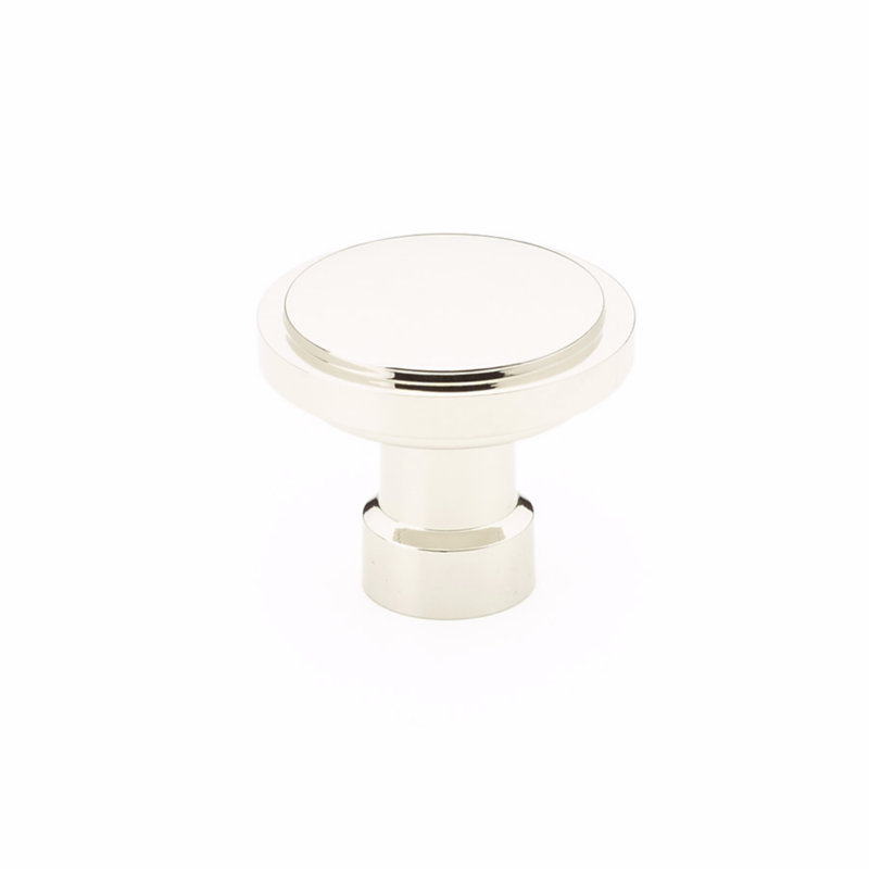 Emtek Haydon Cabinet Knob, Polished Nickel, 1.25'' Knob Diameter