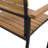 2-Piece Wood And Metal Chair