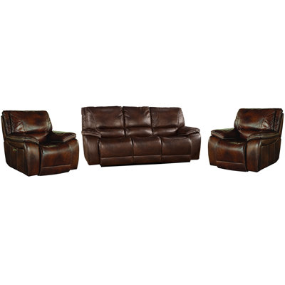 Ajhar Power Reclining Sofa And Two Recliners