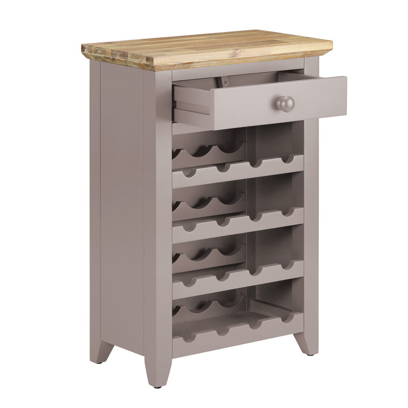 16 Bottle Floor Wine Bottle Rack in, Truffle