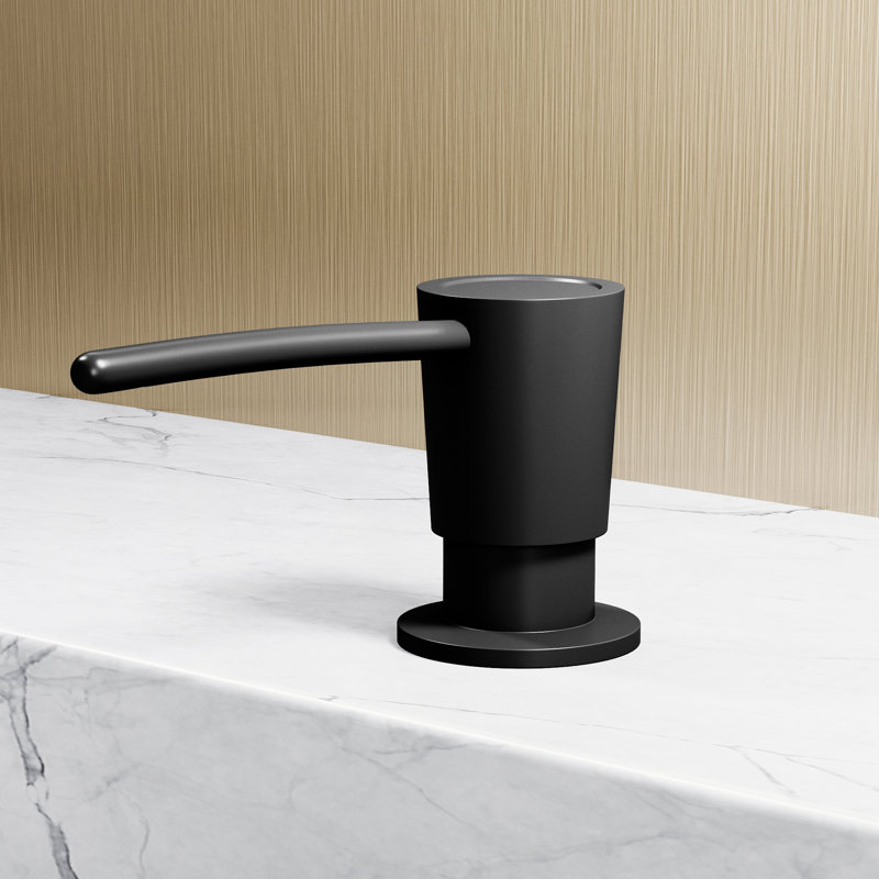 Kitchen Soap Dispenser, Matte Black