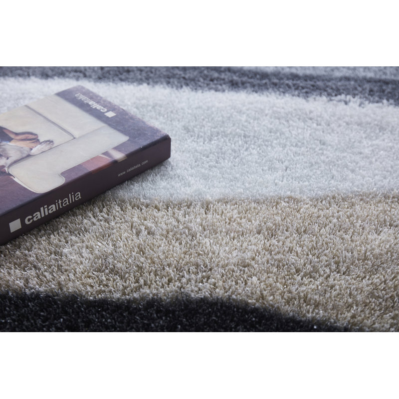 Neligh Hand Tufted Abstract Indoor Rug, Rectangle 2' x 3'