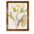 Toile avec cadre brun