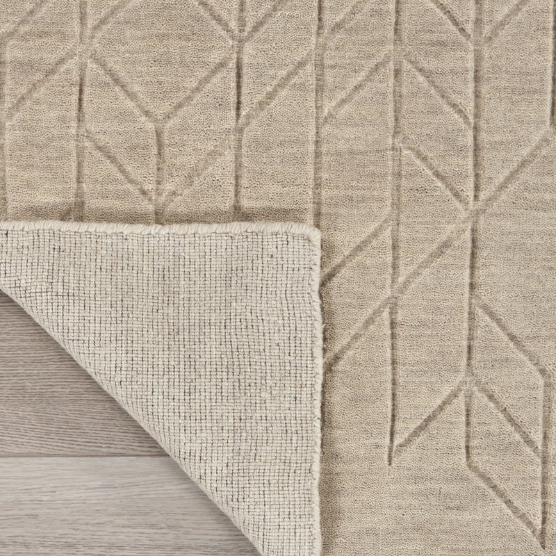 Nourison Alessia 2' x 3' Beige Modern Indoor Rug, Beige, Rectangle 2' x 3'