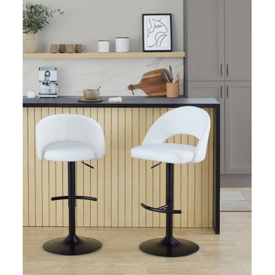 Renee Adjustable Barstool - Set Of 2