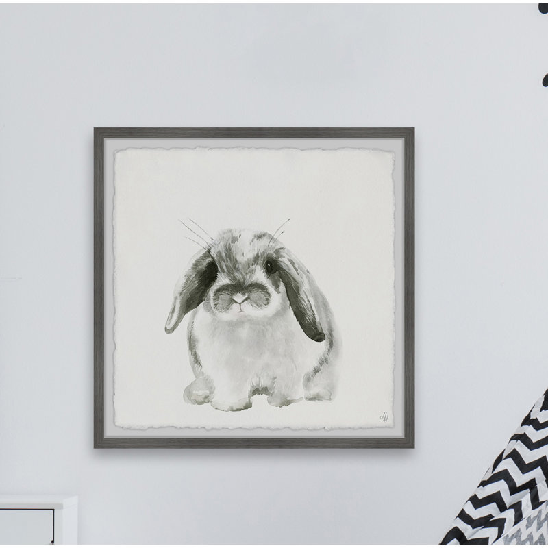 McLoud Plump Bunny, reproduction encadrée, H 24 po x l 24 po x P 1,5 po