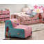 Disney Princess L Shaped Pink/Blue Beanbag