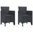 vidaXL Garden Dining Set 3 pcs Anthracite Polypropylene