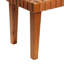 Banc en bois tissé brun Markus-522219845
