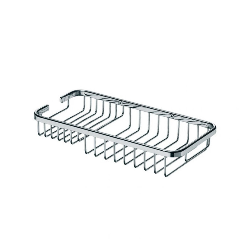 Filo Drill & Screw Mount Shower Basket, 2.2" H x 11.4" W x 5.5" D