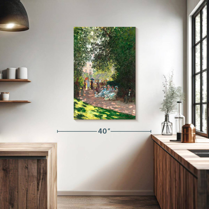 Sireci The Parc Monceau 1878, 39" H x 26" W