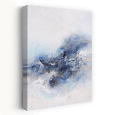 Art contemporain, art contemporain de paysage côtier abstrait