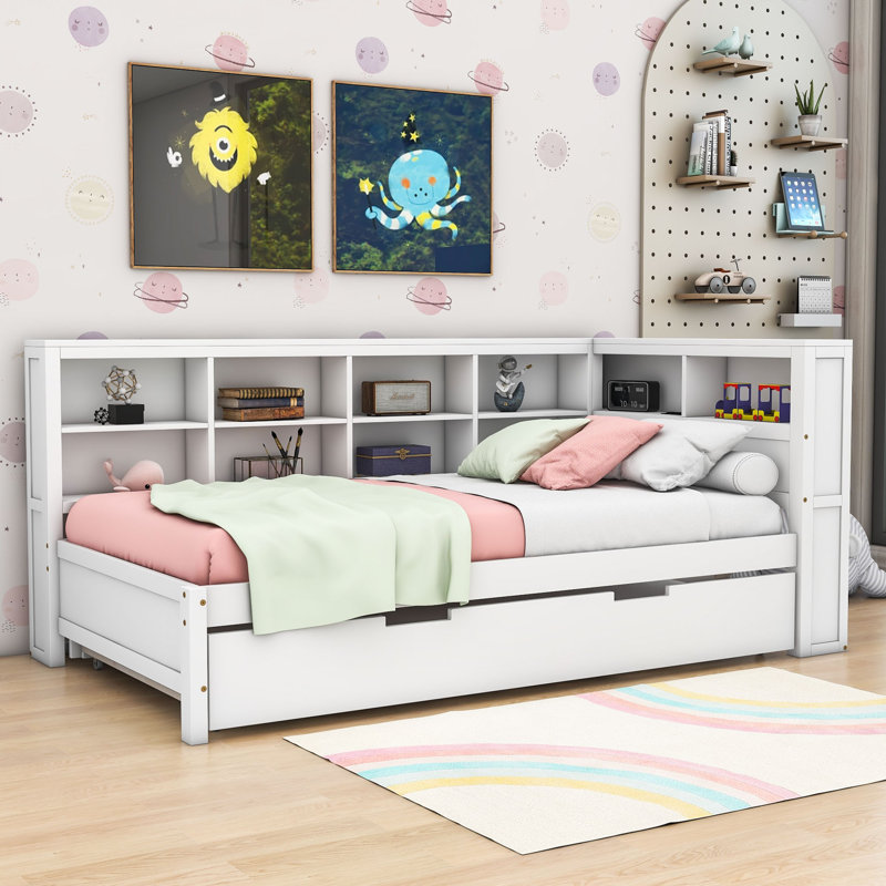 Nagely Daybed, White, Twin