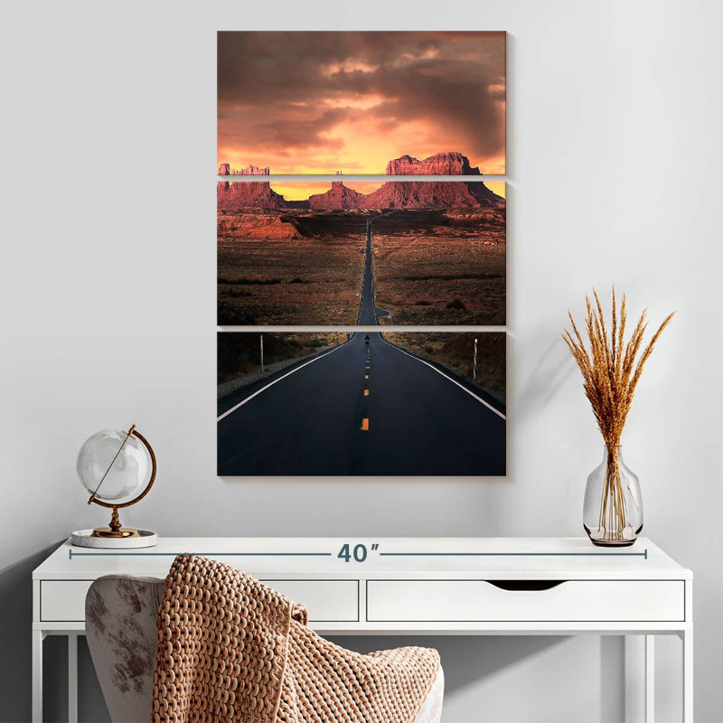 Mehar emblématique Monument Valley Road, H 32 po x l 20 po