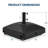 123 lb Fillable Heavy Duty Patio  Free Standing Umbrella Base Stand