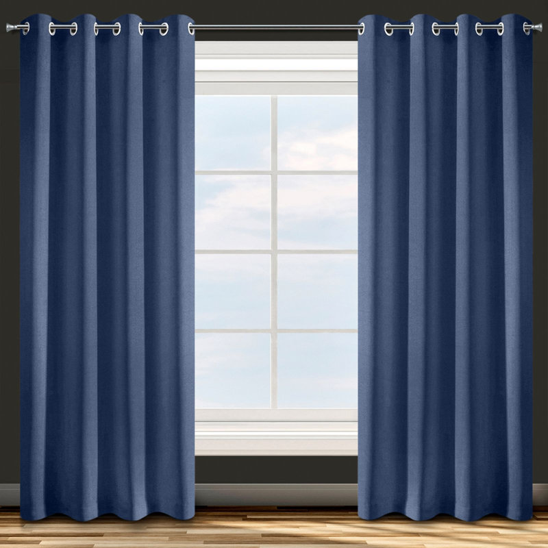 Design 91 Curtains Single Panel, Marine