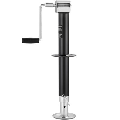 5000 lbs A-Frame Trailer Jack, 15-Inch Vertical Travel, Trailer Lift Jack with Adjustable 7-Level Drop Leg & Drill Socket, Cordless Drill Compatible, Suitable for RV, Utility, Yacht Trailers